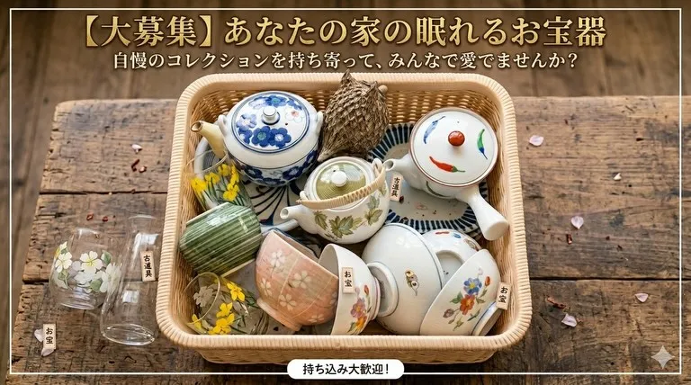 ご来店ありがとうございます😊本日は、ご不用になった食器のお持...